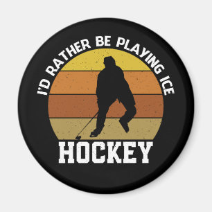 Imán Más bien jugar al hockey sobre hielo