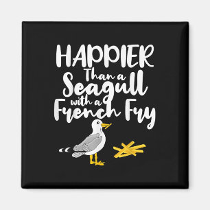 Imán Más Feliz Que Una Gaviota Con Un Frío Francés - Gr