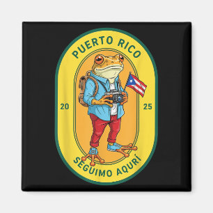 Imán Más fotos Bandera Ricana Puerto Rico Funny Sapo Co
