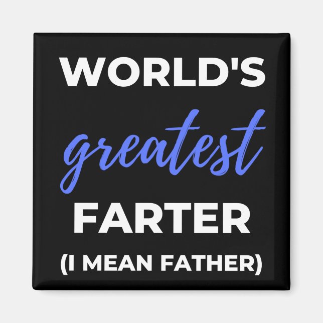 Imán Más lejos me refiero a padre del mundo (Frente)