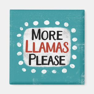 Imán Más Llamas Por Favor Refrigerador Magnet