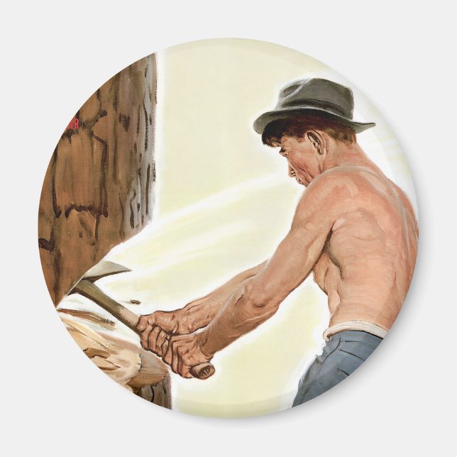 Imán Más madera para el ejército (Frente)