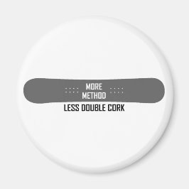 Imán Más método menos corcho doble