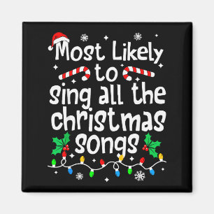 Imán Más Probable Cantar Todas Las Canciones De Navidad