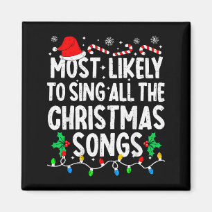 Imán Más Probable Cantar Todas Las Canciones De Navidad