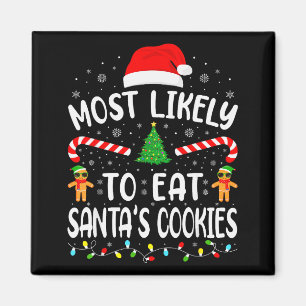 Imán Más Probable De Comer Galletas De Santa Familia Co