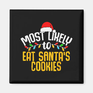 Imán Más Probable De Comer Las Galletas De Santa Divert
