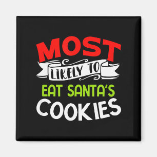 Imán Más Probable De Comer Las Galletas De Santa Divert