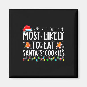 Imán Más Probable De Comer Las Galletas De Santa Famili