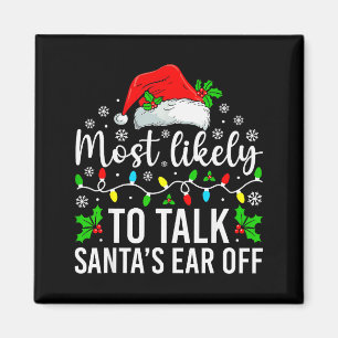 Imán Más Probable De Hablarle La Oreja A Santa Navidad