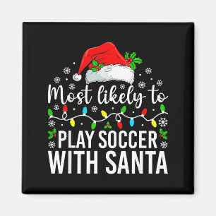 Imán Más Probable De Jugar Fútbol Con La Navidad De San