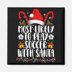 Imán Más Probable De Jugar Fútbol Con Santa Familia Xma