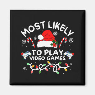 Imán Más Probable De Jugar Videojuegos En Navidad Famil