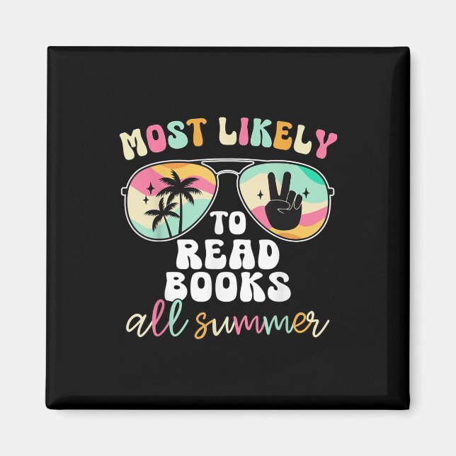Imán Más Probable De Leer Libros Todo El Verano Profeso (Frente)