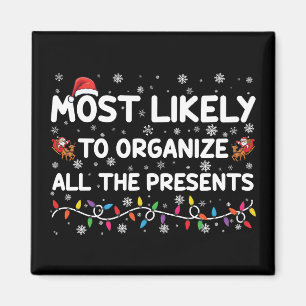 Imán Más Probable De Organizar Todos Los Regalos De Nav