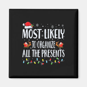 Imán Más Probable De Organizar Todos Los Regalos Famili