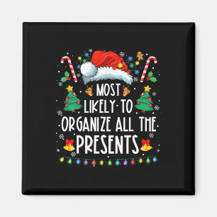 Imán Más Probable De Organizar Todos Los Regalos Famili