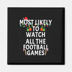 Imán Más probable es ver a los Navidades de fútbol fami
