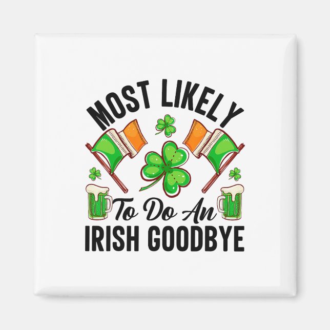 Imán Más Probable Hacer Un Buen Irlandés8  (Frente)