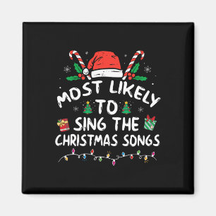 Imán Más Probable Que Cante Las Canciones De Navidad Na