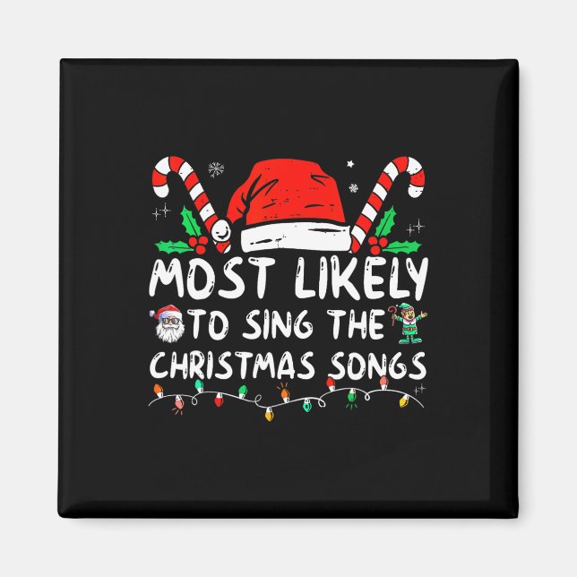 Imán Más Probable Que Cante Las Canciones De Navidad Na (Frente)