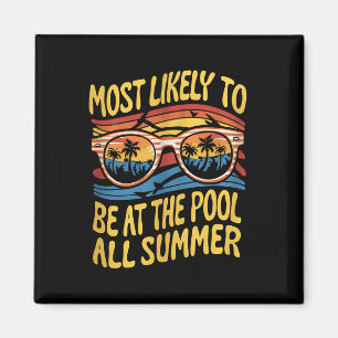 Imán Más Probable Que Esté En La Piscina Todo El Verano