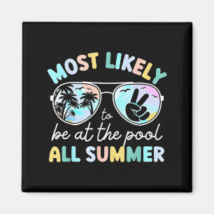 Imán Más Probable Que Esté En La Piscina Todo El Verano