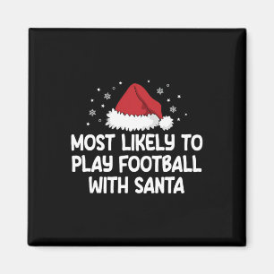 Imán Más Probable Que Juegue Fútbol Americano Con Santa