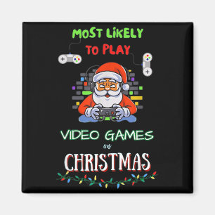 Imán Más Probable Que Juegue Videojuegos En Navidad