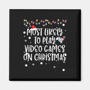 Imán Más Probable Que Juegue Videojuegos En Navidad Fam