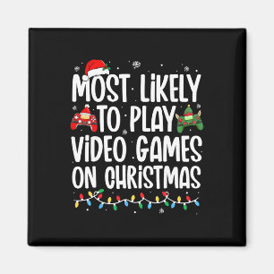 Imán Más Probable Que Juegue Videojuegos En Navidad Fam