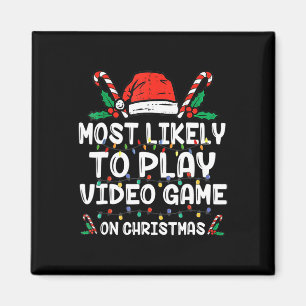 Imán Más Probable Que Juegue Videojuegos En Navidad San