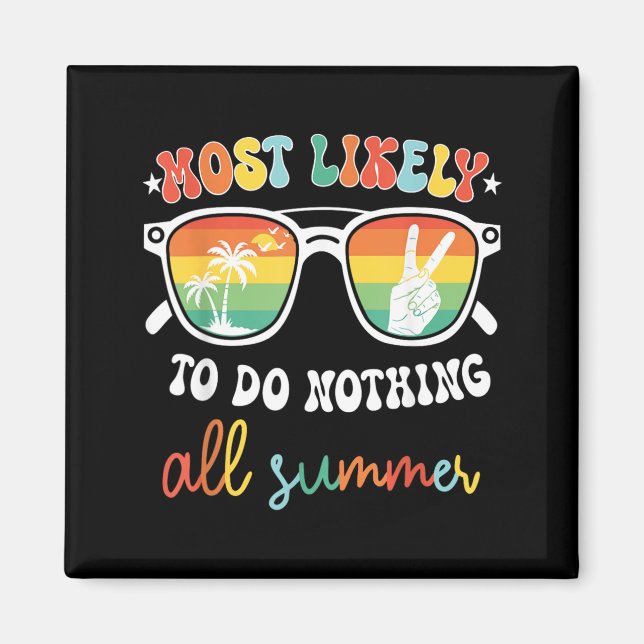 Imán Más Probable Que No Haga Nada Verano Fin De Año (Frente)