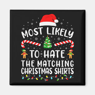 Imán Más Probable Que Odie la Ropa de Navidad Familiar