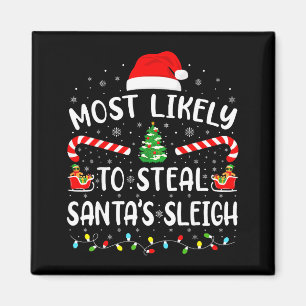 Imán Más Probable Que Robe El Trineo De Santa Family Ma