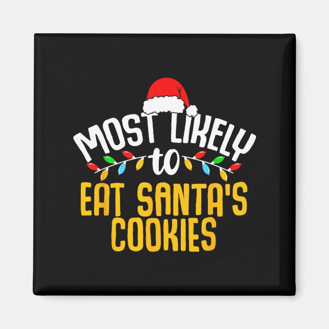 Imán Más Probable Que Se Coma Las Galletas De Santa Div (Frente)