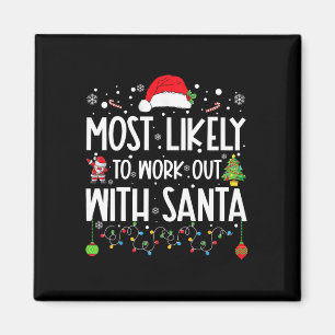 Imán Más Probable Que Se Entrene Con La Navidad Familia