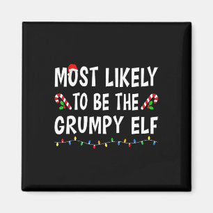 Imán Más Probable Que Sea El Grumpy Elf Navidad Diverti