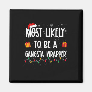 Imán Más Probable Que Sea Un Gangsta Wrapper Navidad Di