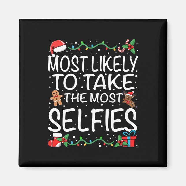 Imán Más Probable Que Tome La Mayor Cantidad De Selfies (Frente)
