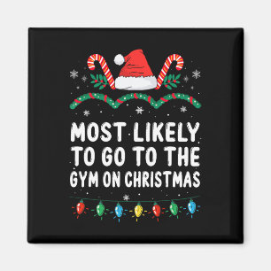 Imán Más Probable Que Vaya Al Gimnasio En Navidad Famil