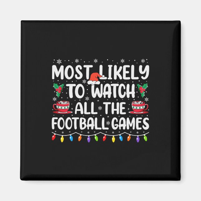 Imán Más Probable Que Vea Todos Los Juegos De Fútbol La (Frente)