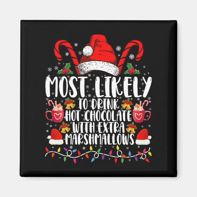 Imán Más Propenso A Beber Malvaviscos De Chocolate Cali (Frente)