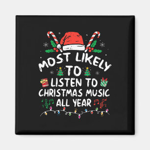 Imán Más Propenso a Escuchar Música de Navidad Todo el