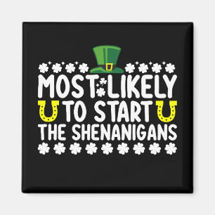 Imán Más Propenso a Iniciar las Travesuras St Patricks