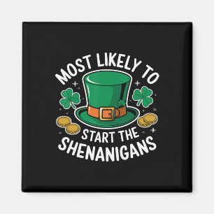 Imán Más Propenso a Iniciar las Travesuras St Patricks