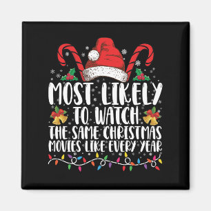 Imán Más Propenso a Ver las Misma Películas de Navidad