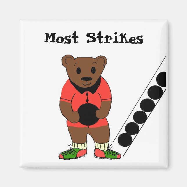 Imán Más strikes - Bolos (Frente)