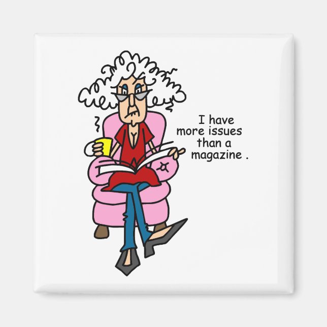 Imán Más temas que humor de revista (Frente)