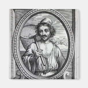 Imán Masaniello, grabado por Petrus de Iode